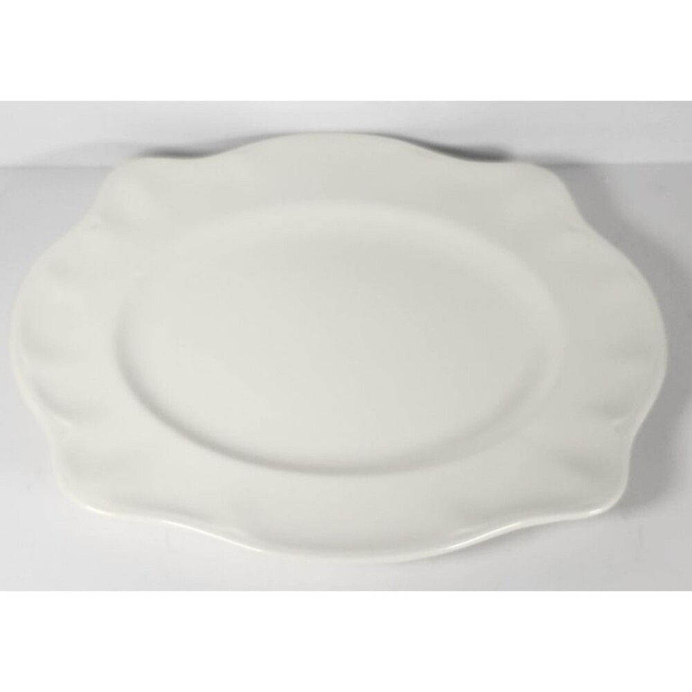 Johnson Brothers Sovereign 11 3/4" Oval Serving Platter White Bumped Edges VTG